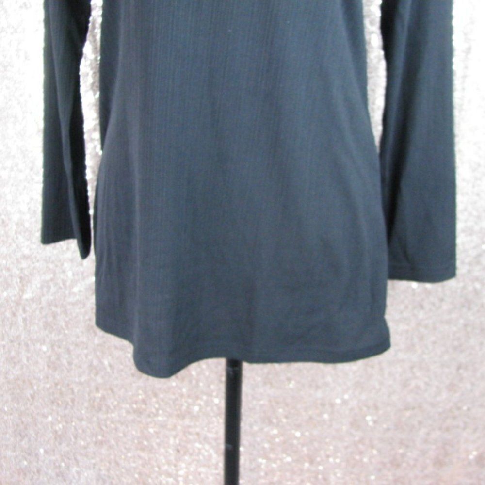 NWT BloomChic mock neck black top 12 / L - Picture 5 of 8